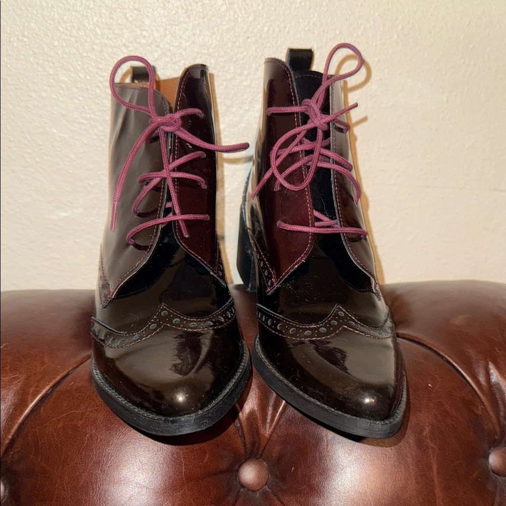 Anthropologie patent Boots